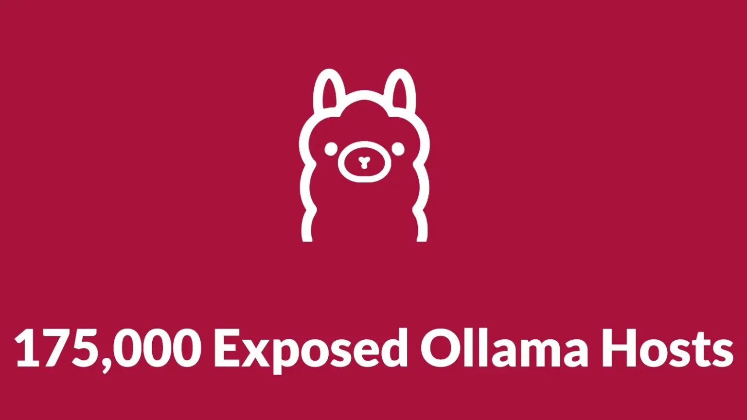 175 ألف مضيف Ollama مكشوفون يسمحون بتنفيذ الأكواد والوصول لأنظمة خارجية