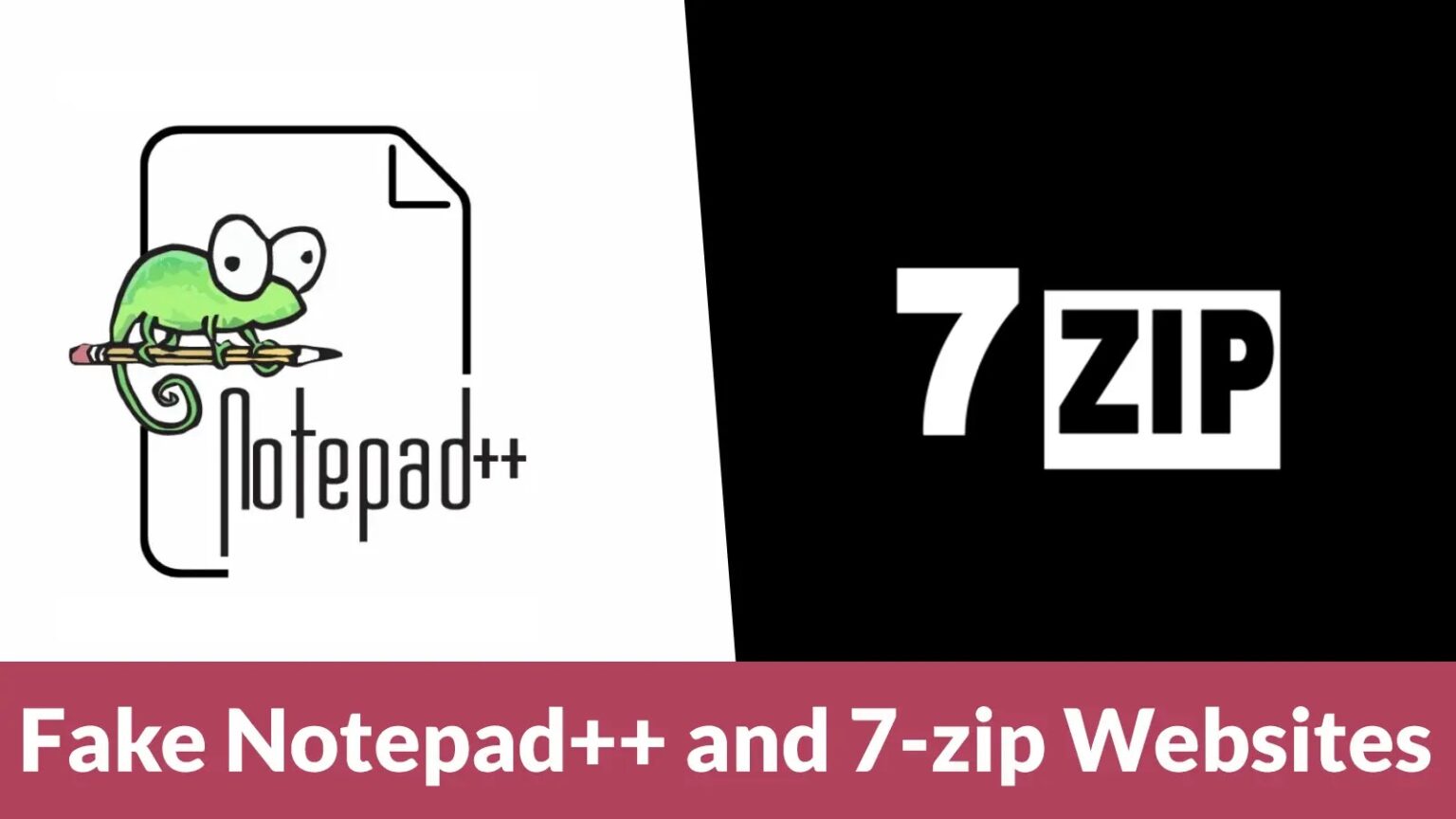 جهات تهديد تستغل مواقع مزيفة لـ Notepad++ و 7-zip لنشر أدوات مراقبة عن بعد