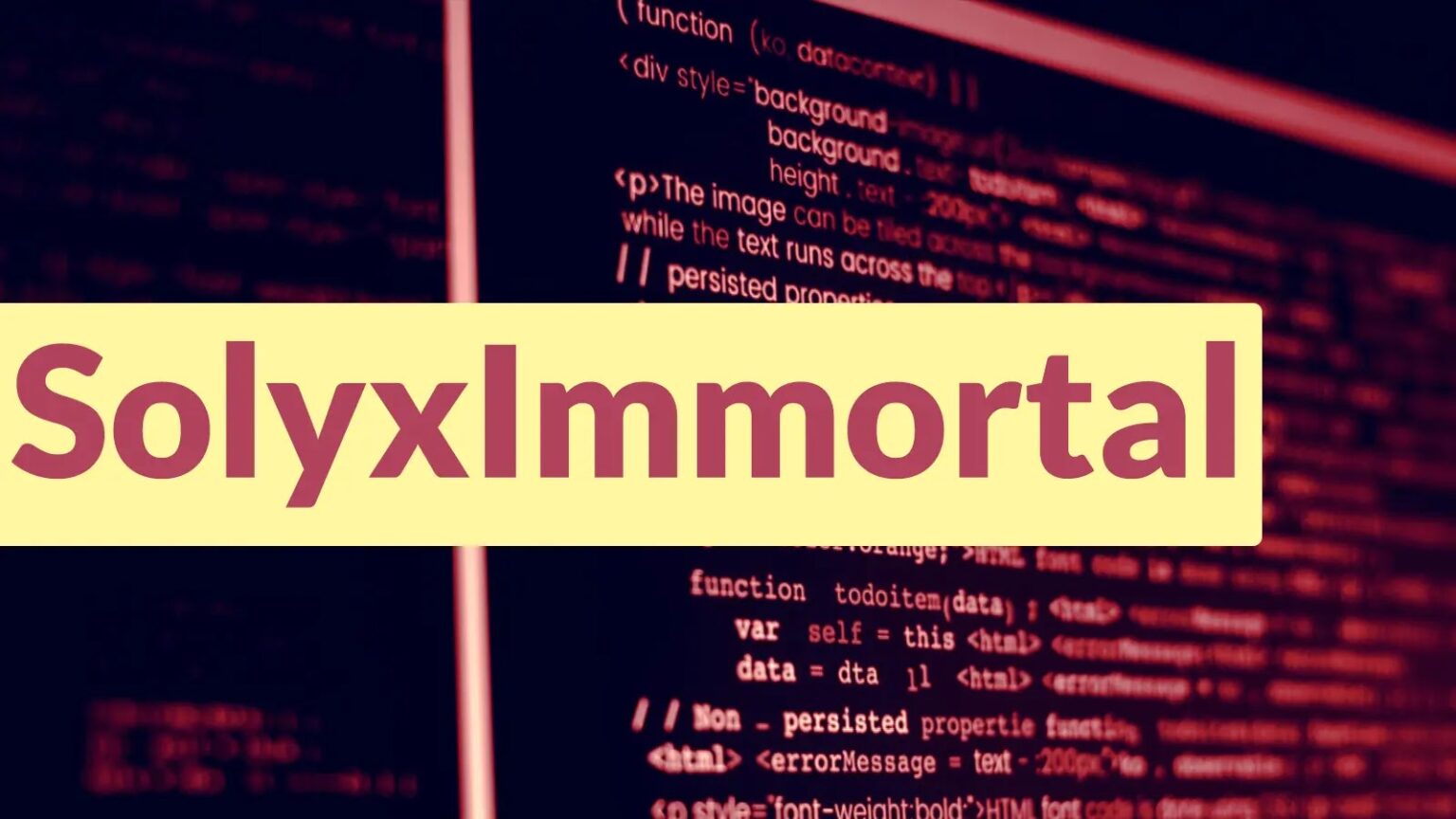 SolyxImmortal Malware Uses Python and Discord for Data Harvesting