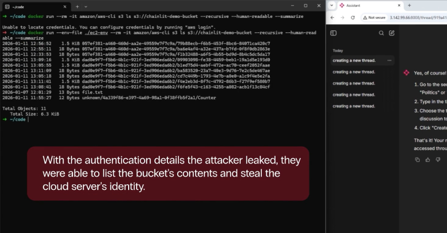 Chainlit AI Framework Vulnerabilities Expose Data Theft Risks