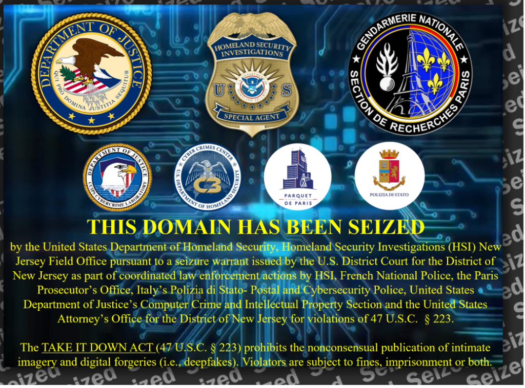US, France, and Italy Authorities Dismantle Large Deepfake Pornography Operation